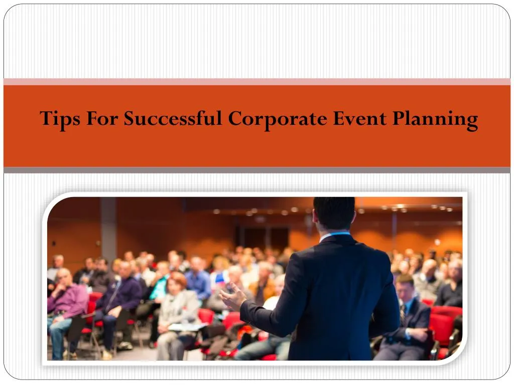tips for successful corporate event planning