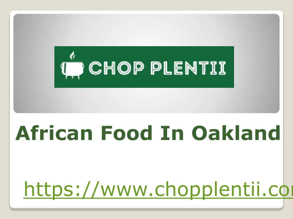 african food in oakland