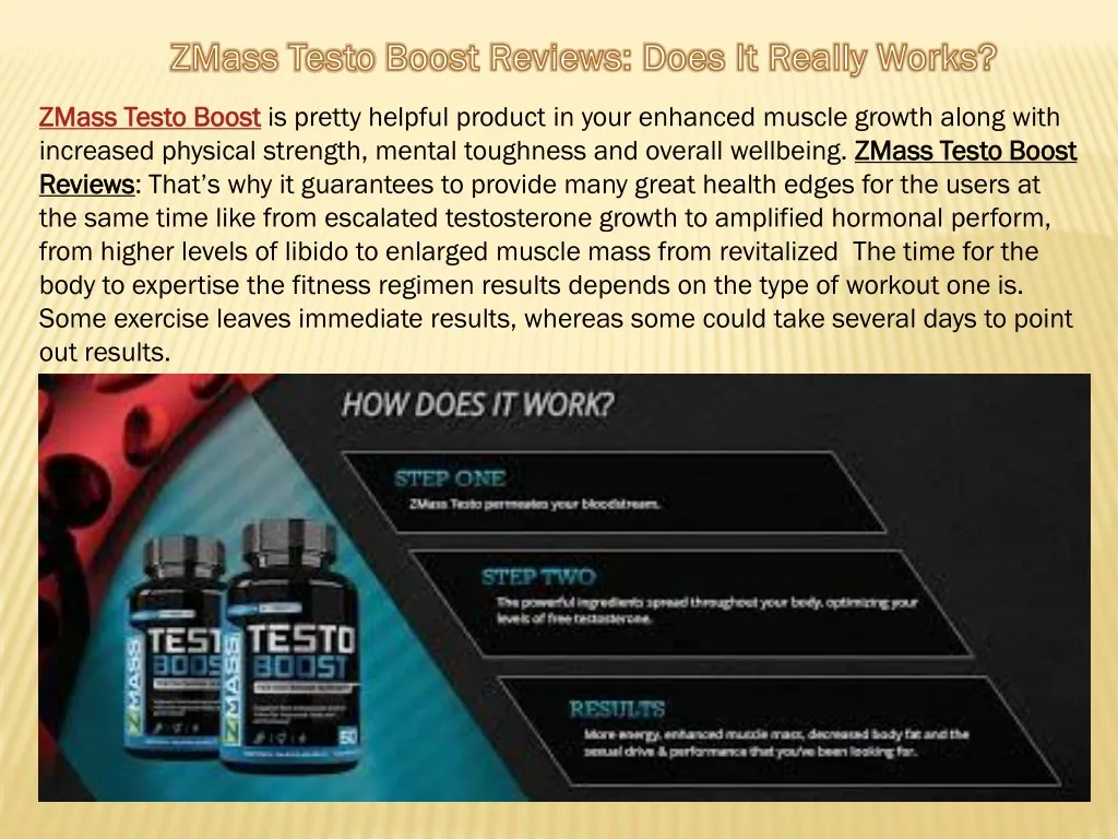 zmass zmass testo increased physical strength