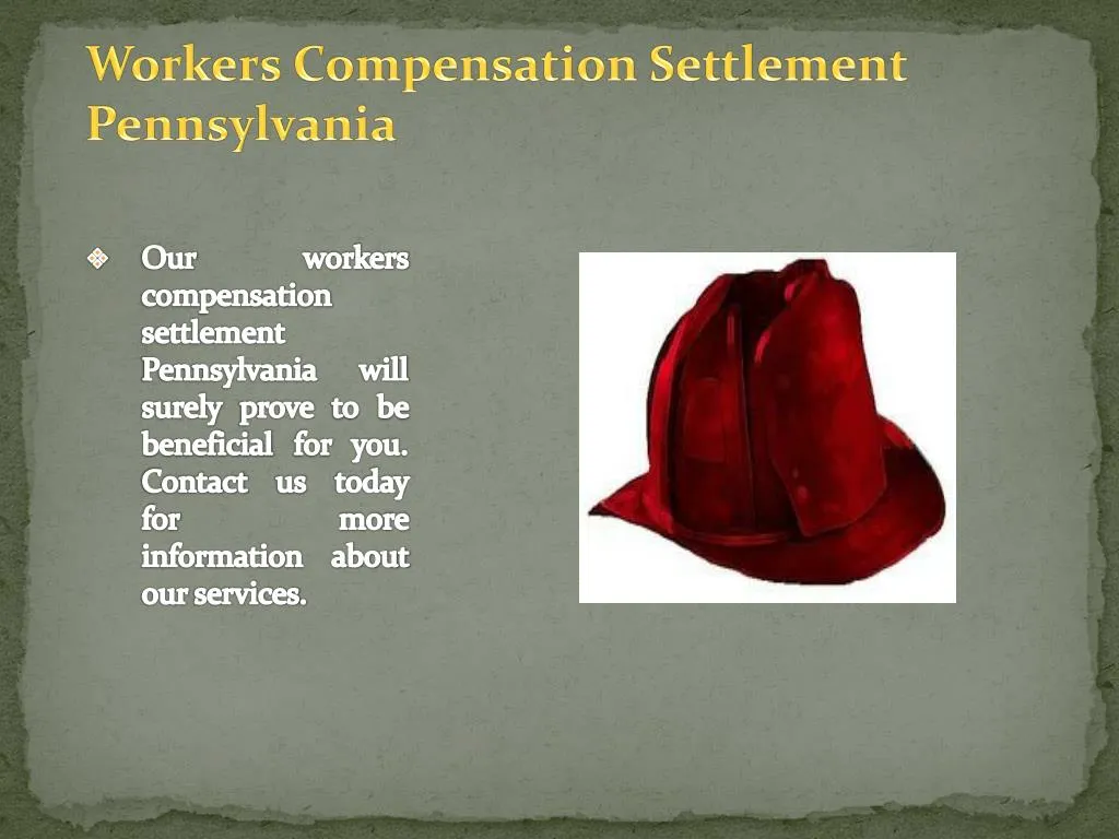 workers compensation settlement pennsylvania
