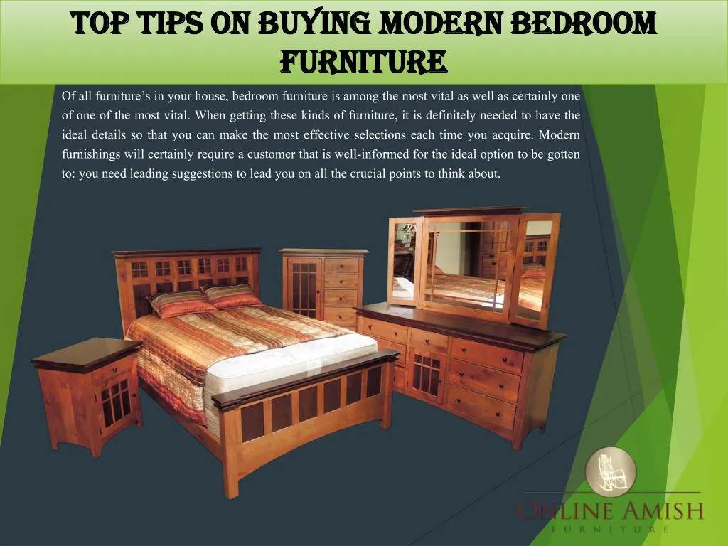 top tips on buying modern bedroom furniture