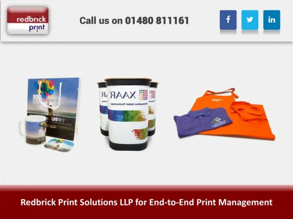 Redbrick Print Solutions LLP for End-to-End Print Management