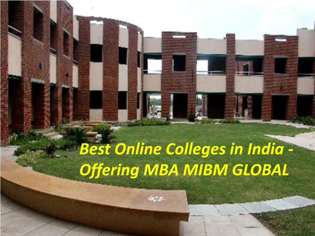 best online colleges in india offering mba mibm