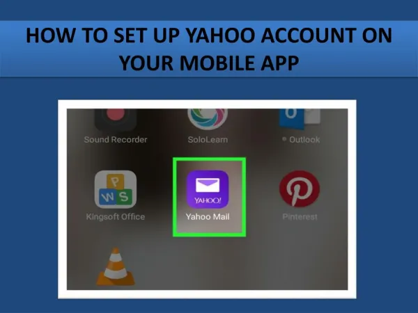 How to use Yahoo mobile app