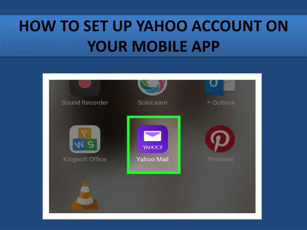 how to set up yahoo account on your mobile app