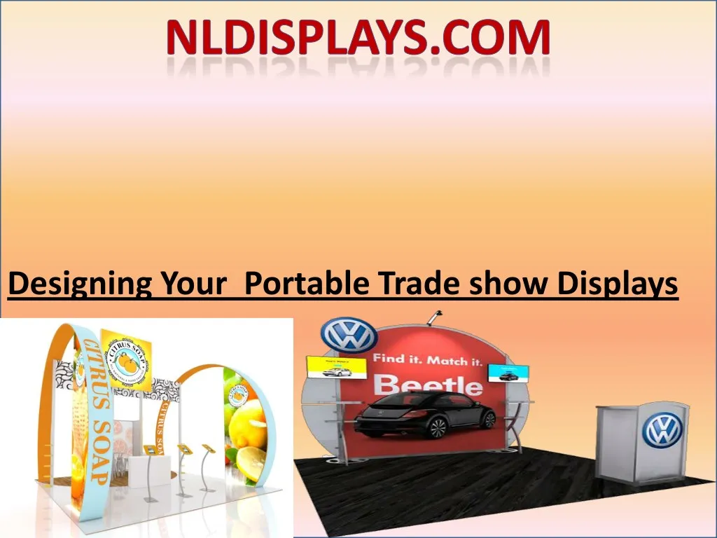 designing your portable trade show displays