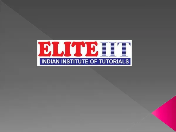 Elite IIT Coaching institute in Bangalore