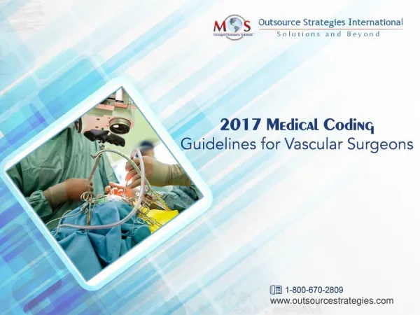 2017 Medical Coding Guidelines for Vascular Surgeons