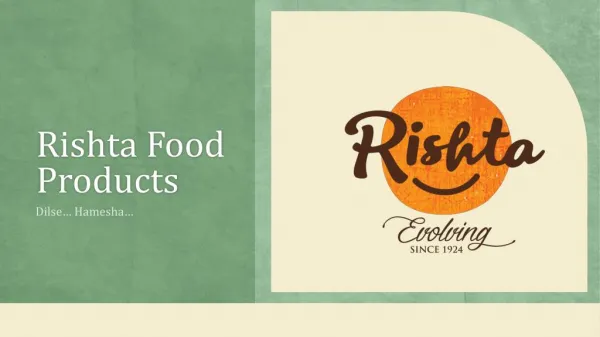 Rishta Healthy Food Products