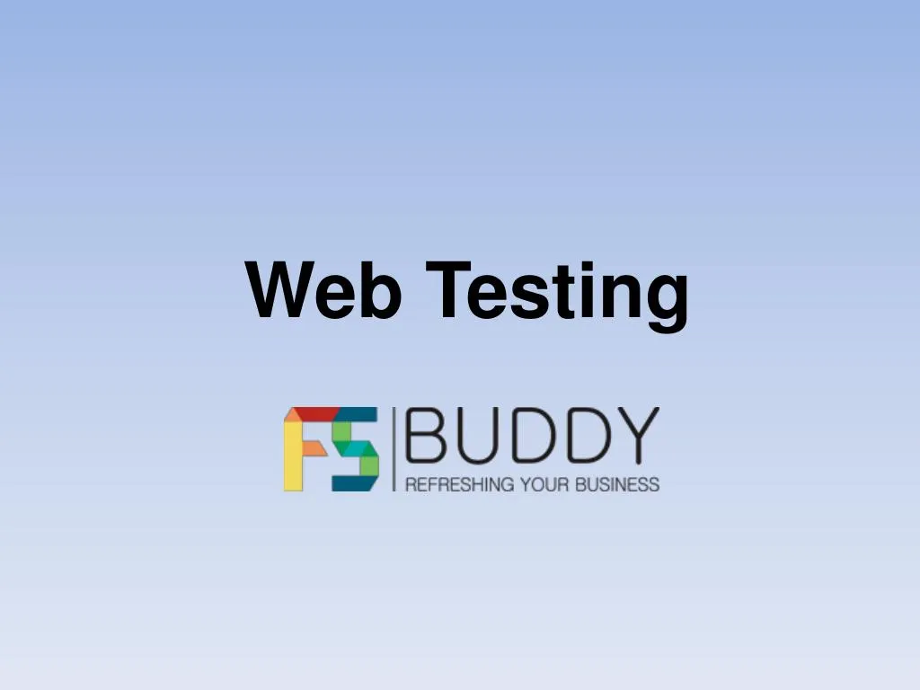 web testing