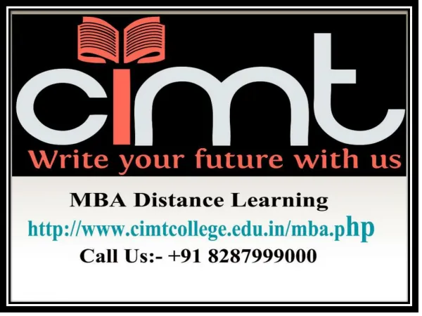 MBA Distance Learning, MBA Course, MBA College in Noida.