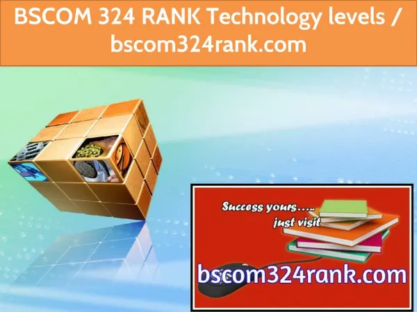 BSCOM 324 RANK Technology levels / bscom324rank.com