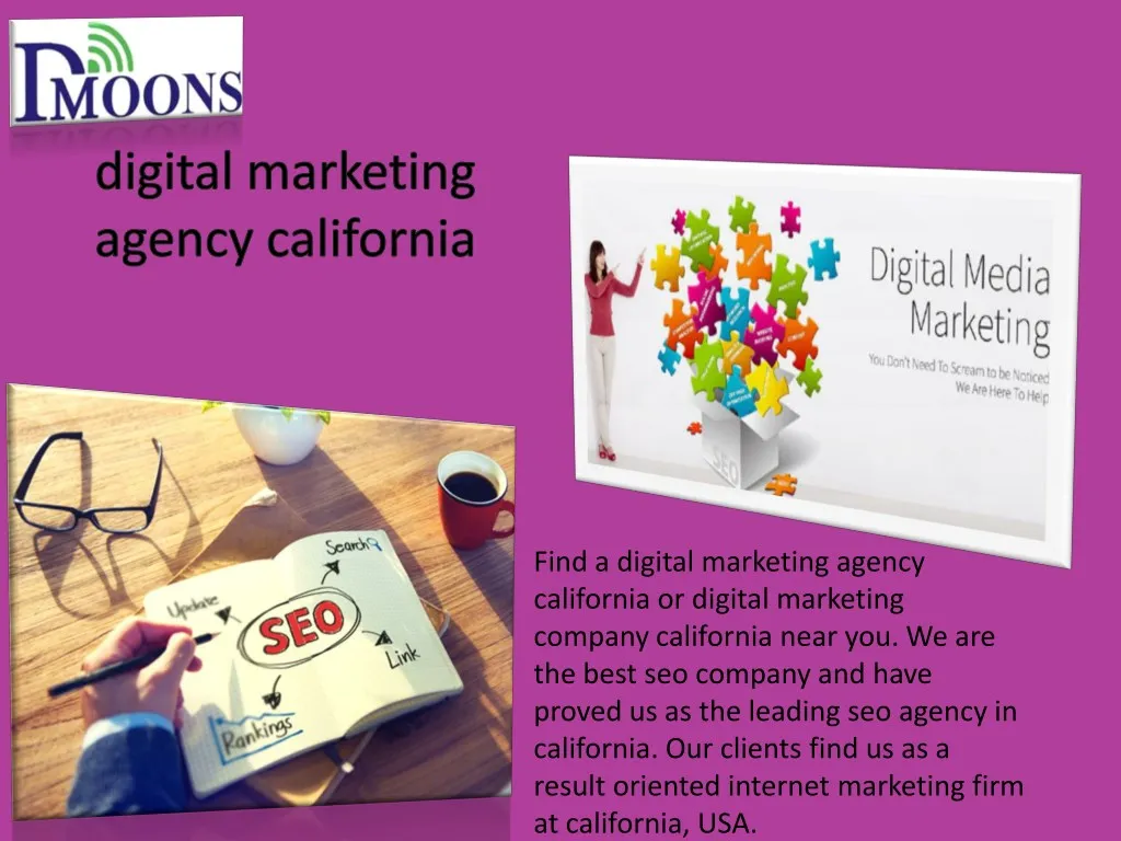 find a digital marketing agency california