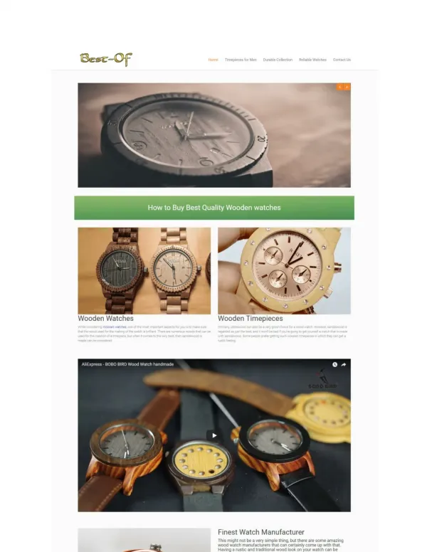 How to Buy Best Quality Wooden watches