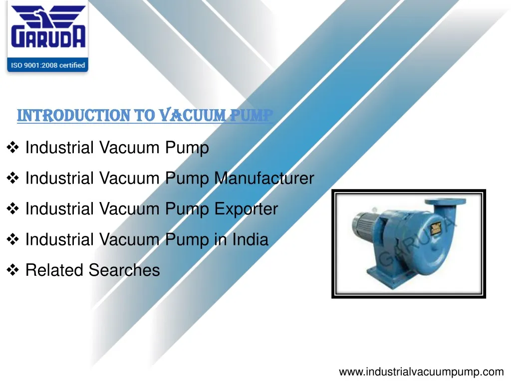 introduction to vacuum pump introduction