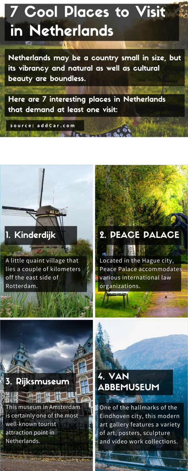 7 Cool Places to Visit in Netherlands - Infographics Read