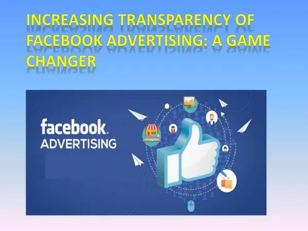 Increasing Transparency of Facebook Advertising by Media Junkies