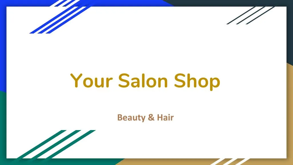 your salon shop