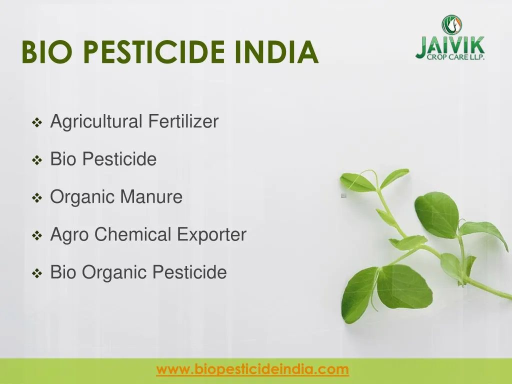 bio pesticide india