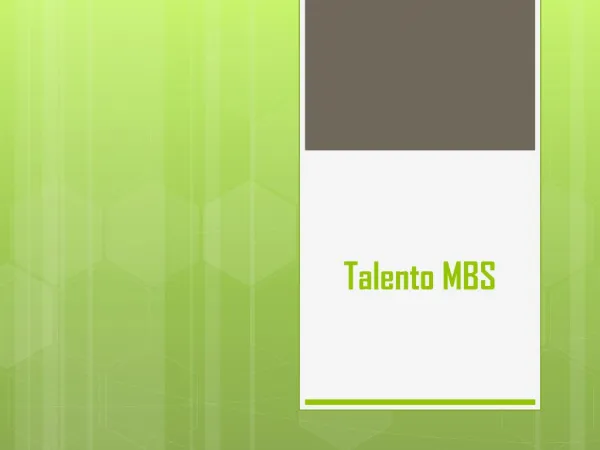 Talento MBS - Web Design Firms San Francisco