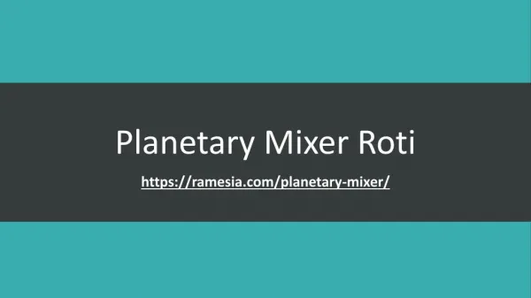 Mixer Roti