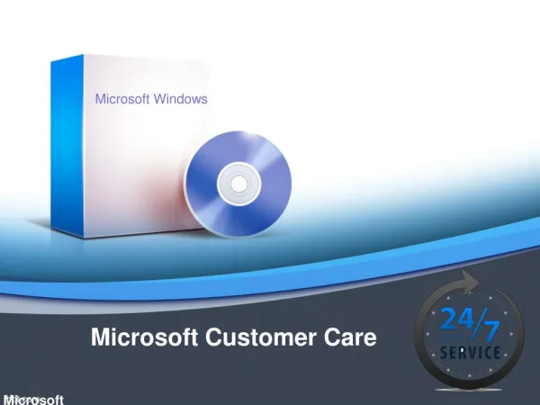The Microsoft Customer Care Support Assistance 24*7 By Top Notch Technician
