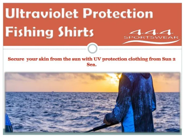 Ultraviolet Protection Fishing Shirts