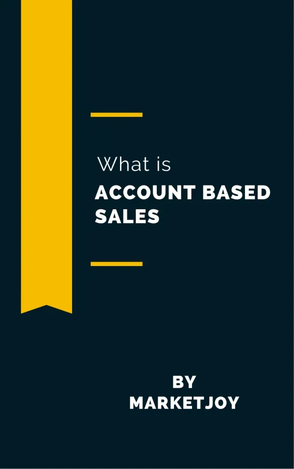 What is account based sales