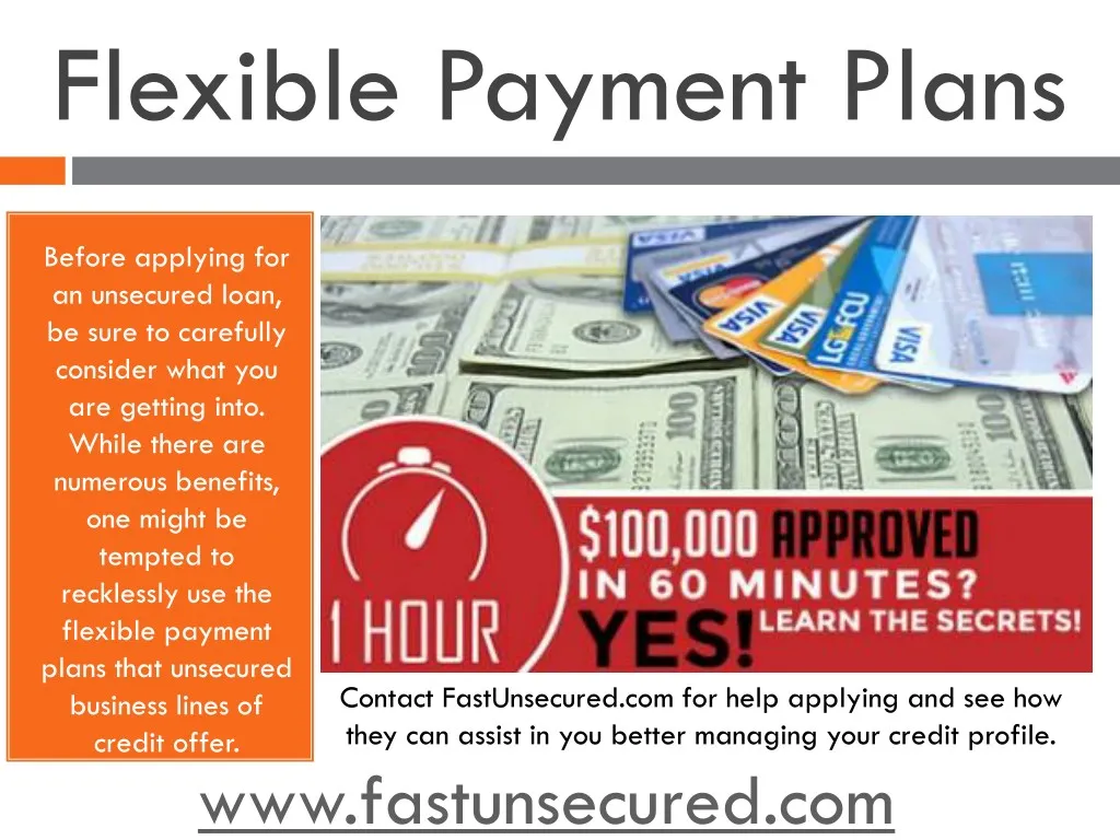 flexible payment plans