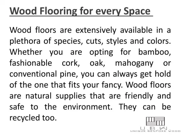 Wood Flooring London