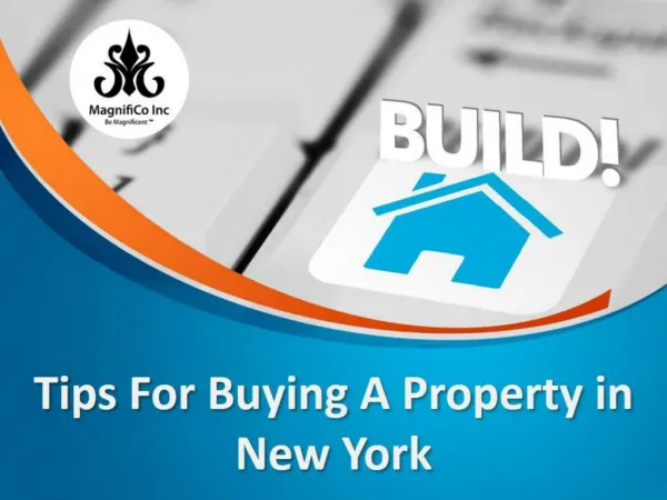 Tips For Buying A Property in New York