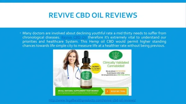 How Does Revive CBD Oil Works and Where To Buy?