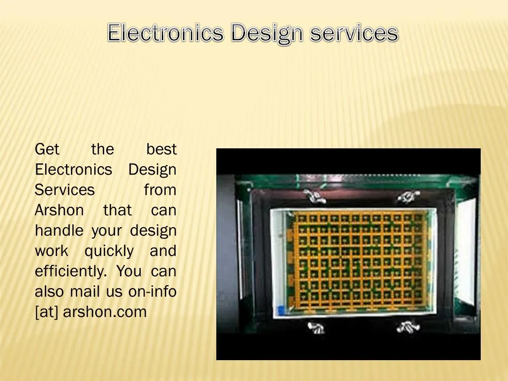 electronics design services