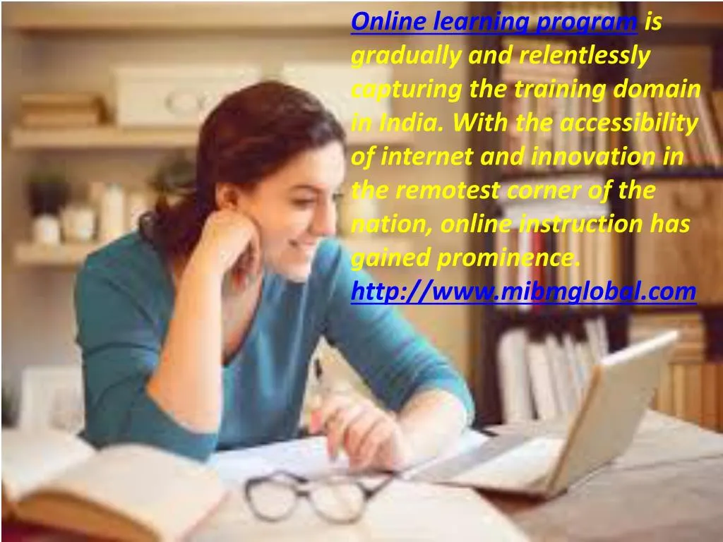 online learning program is gradually