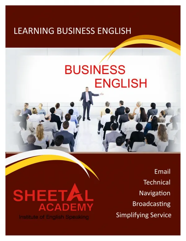 Learn Business English to Develop your Speaking Skills in Surat