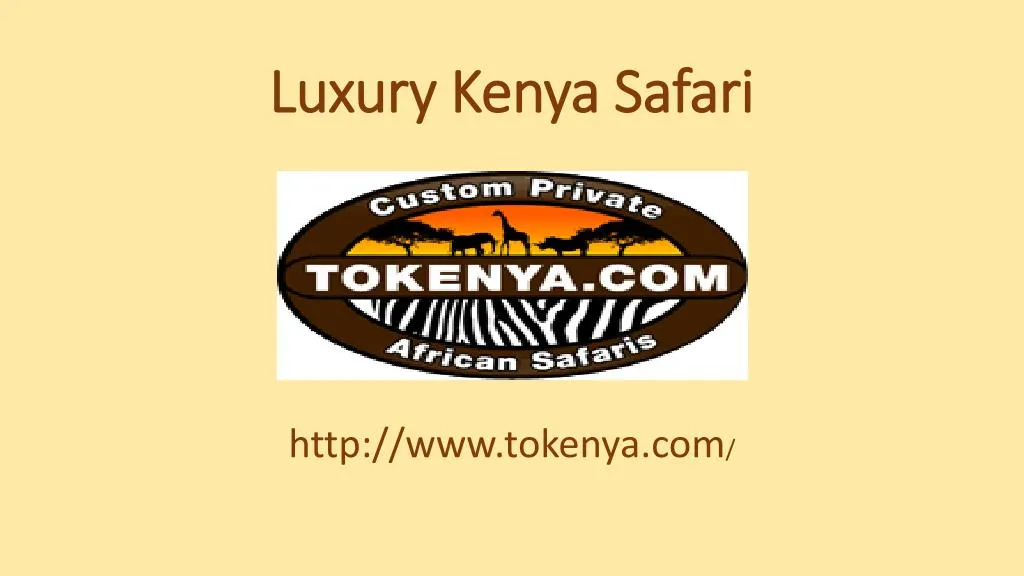 luxury kenya safari
