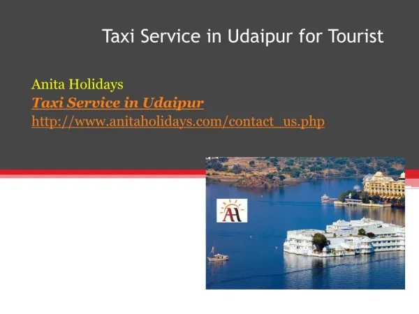 Taxi Service in Udaipur for Tourist