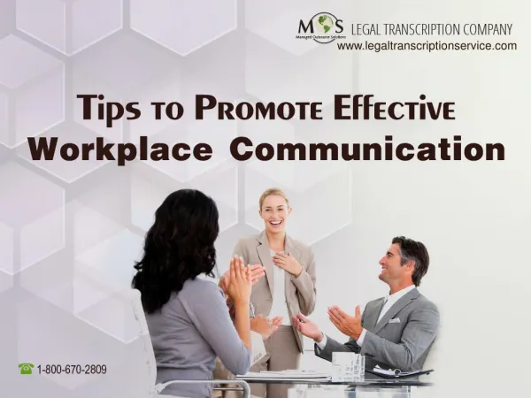 Tips To Promote Effective Workplace Communication