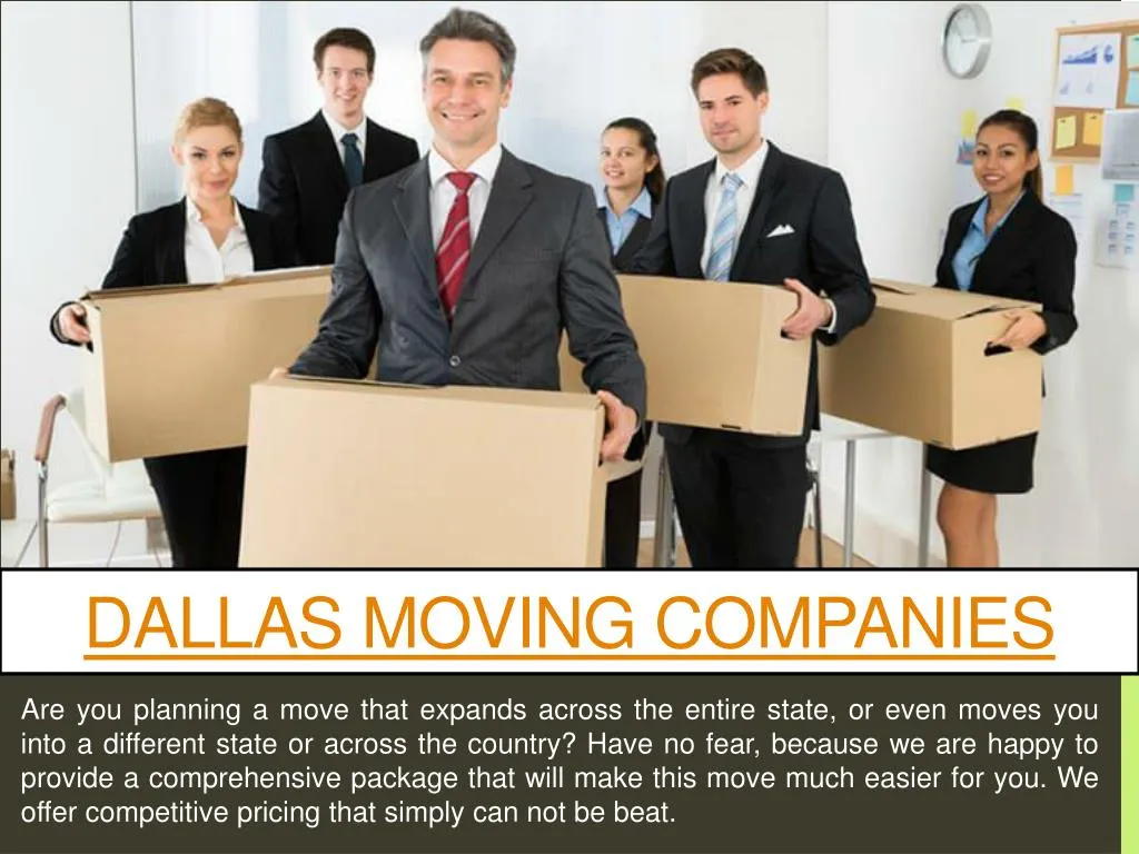 dallas moving companies