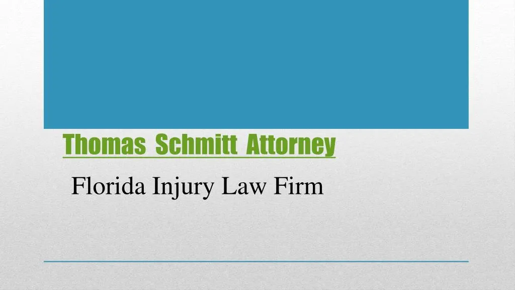 thomas schmitt attorney