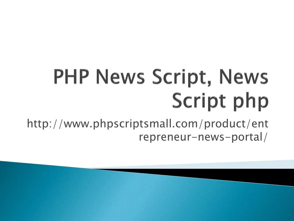 php news script news script php