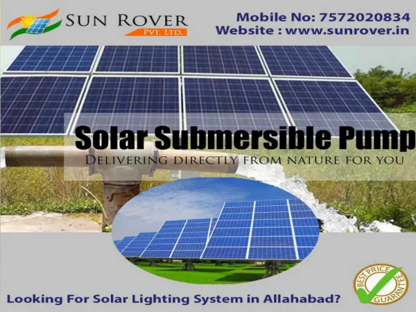 Looking For Solar Lighting System in Allahabad?