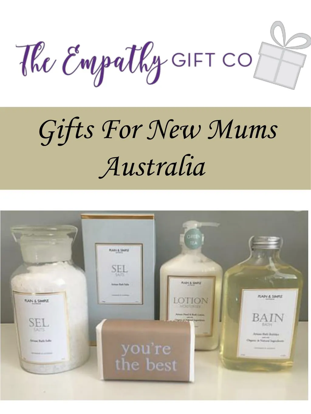 gifts for new mums australia