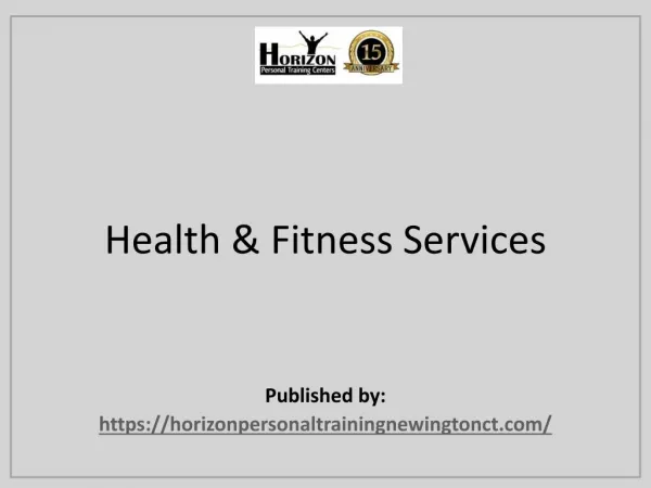 Health & Fitness Services