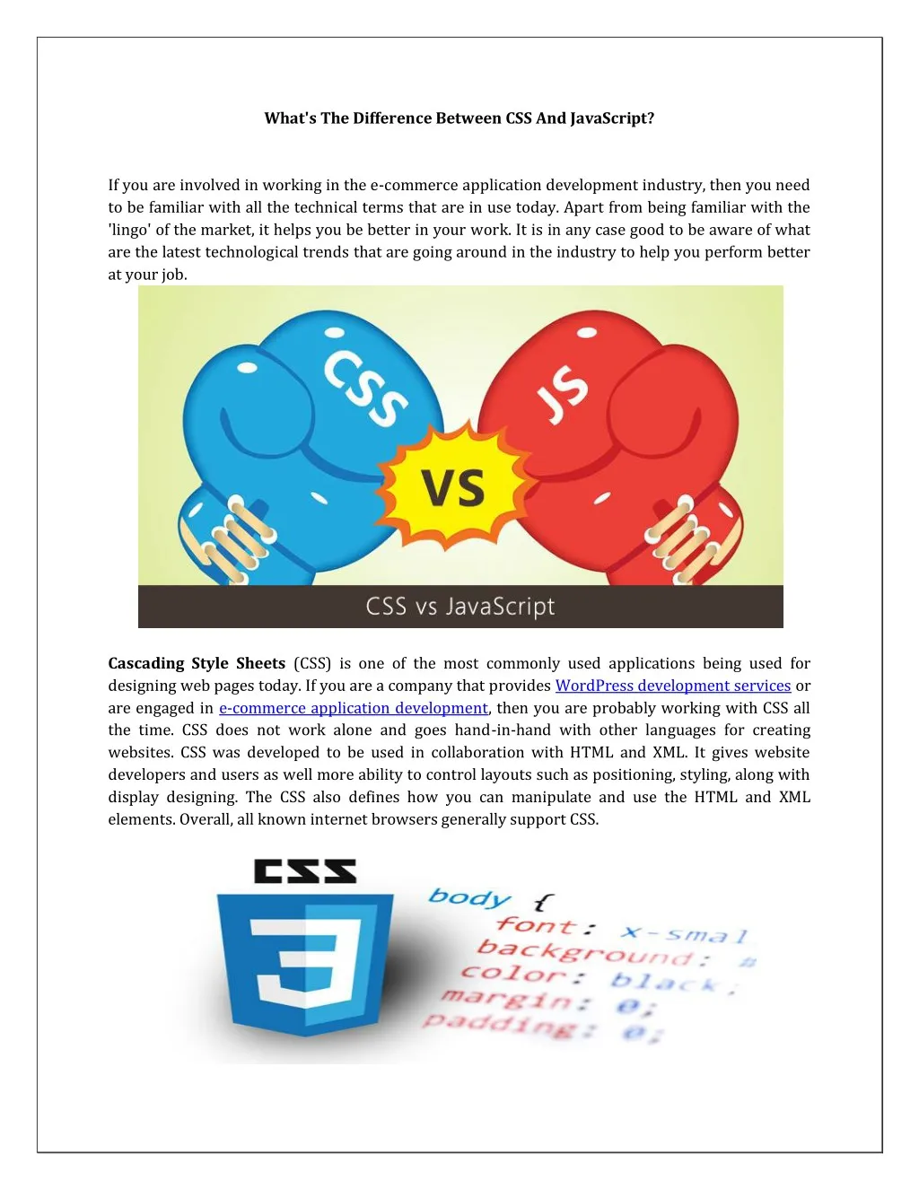 what s the difference between css and javascript