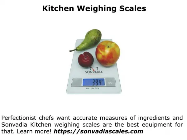 Kitchen Weighing Scales