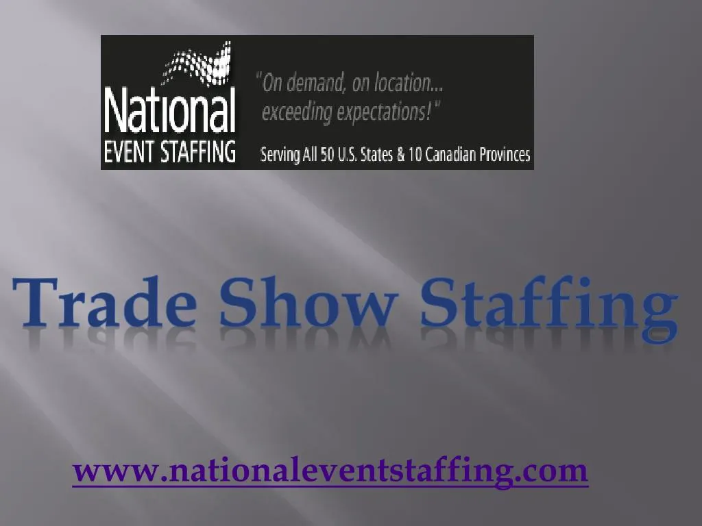 trade show staffing