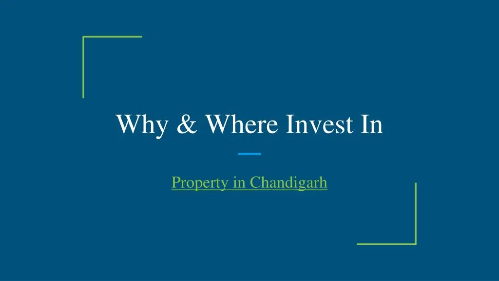 why where invest in