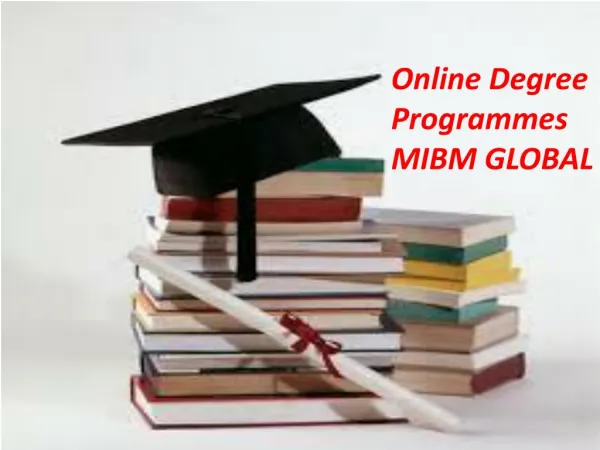 online degree programmes mibm global