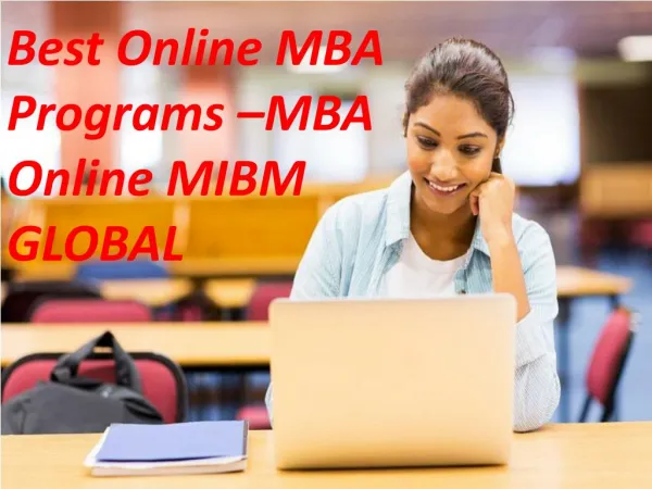 Best Online MBA Programs and are profiting